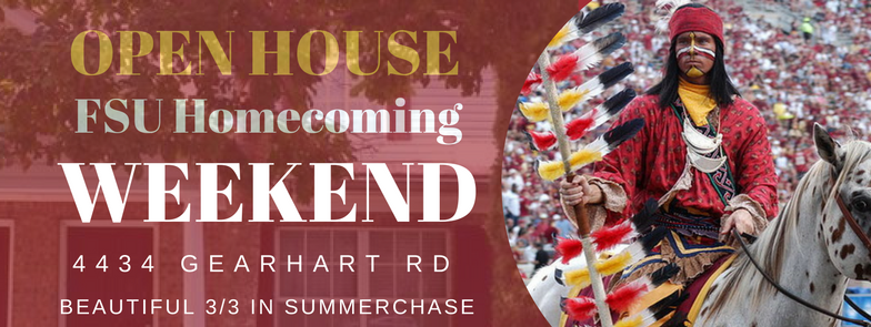 AN UNFORGETTABLE OPEN HOUSE FSU STYLE